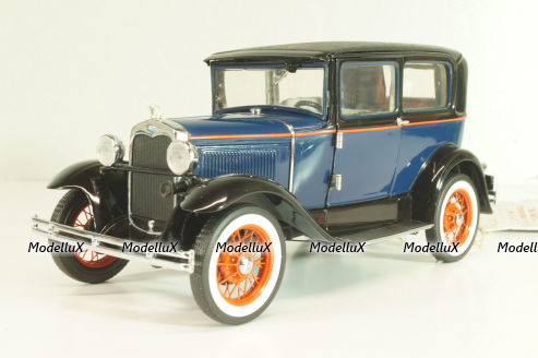 Ford Model A Tudor 1930, blue, Franklin Mint 1:24