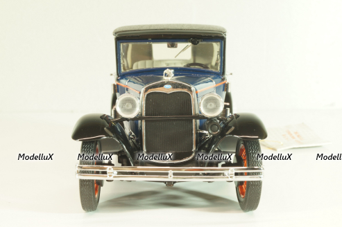 Ford Model A Tudor 1930, blue, Franklin Mint 1:24