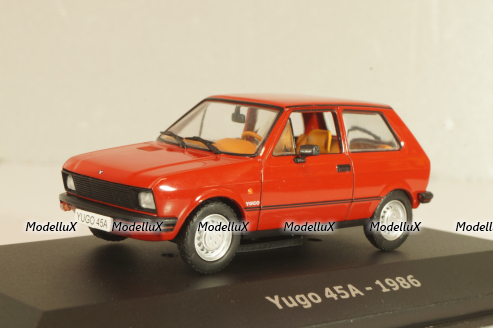 Yugo 45A 1986, red, Altaya 1:43 Уценка!