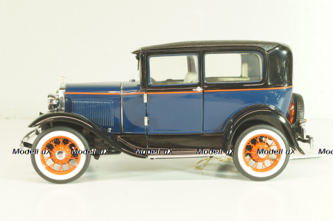 Ford Model A Tudor 1930, blue, Franklin Mint 1:24