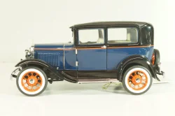 Ford Model A Tudor 1930, blue, Franklin Mint 1:24
