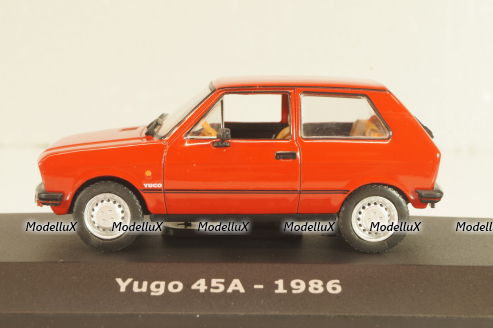 Yugo 45A 1986, red, Altaya 1:43 Уценка!