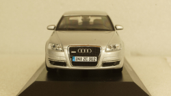 Audi A6 C6 Limousine 2005  silver, Minichamps 1:43