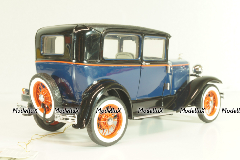 Ford Model A Tudor 1930, blue, Franklin Mint 1:24