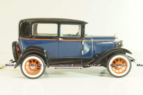 Ford Model A Tudor 1930, blue, Franklin Mint 1:24