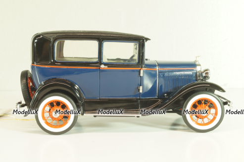 Ford Model A Tudor 1930, blue, Franklin Mint 1:24