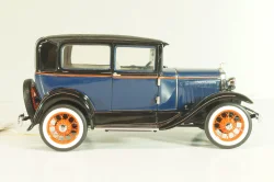 Ford Model A Tudor 1930, blue, Franklin Mint 1:24