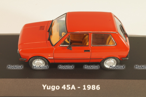 Yugo 45A 1986, red, Altaya 1:43 Уценка!