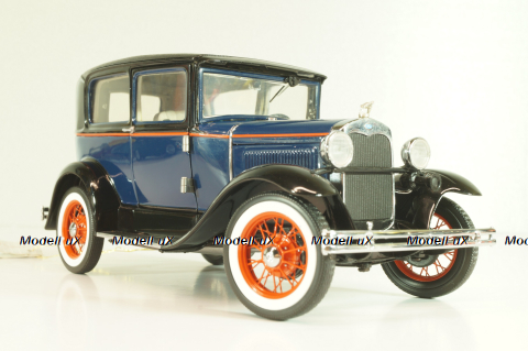 Ford Model A Tudor 1930, blue, Franklin Mint 1:24