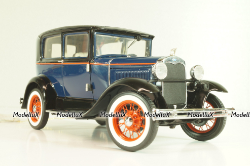 Ford Model A Tudor 1930, blue, Franklin Mint 1:24