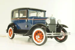 Ford Model A Tudor 1930, blue, Franklin Mint 1:24