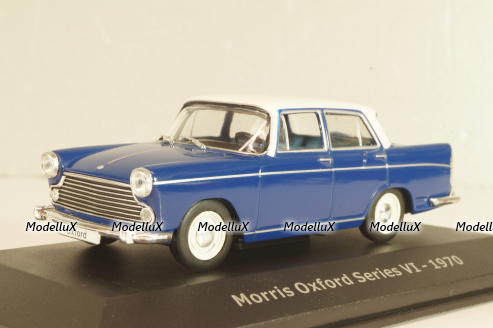 Morris Oxford Series VI 1970, blue/white roof, Altaya 1:43 Уценка!