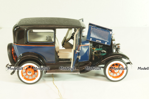 Ford Model A Tudor 1930, blue, Franklin Mint 1:24