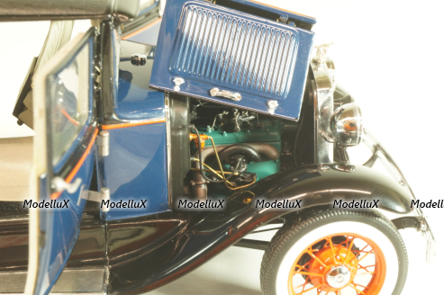 Ford Model A Tudor 1930, blue, Franklin Mint 1:24
