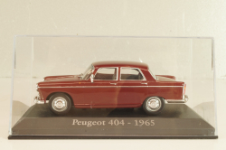 Peugeot 404 1965, maroon, Altaya 1:43
