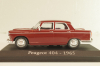Peugeot 404 1965, maroon, Altaya 1:43