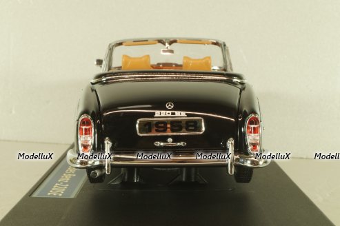 Mercedes-Benz 220 SE Cabriolet 1958, black, 3553, Sun Star 1:18