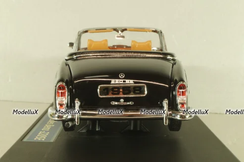Mercedes-Benz 220 SE Cabriolet 1958, black, 3553, Sun Star 1:18
