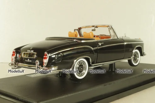 Mercedes-Benz 220 SE Cabriolet 1958, black, 3553, Sun Star 1:18