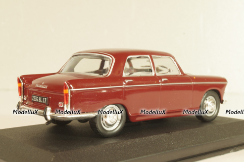 Peugeot 404 1965, maroon, Altaya 1:43