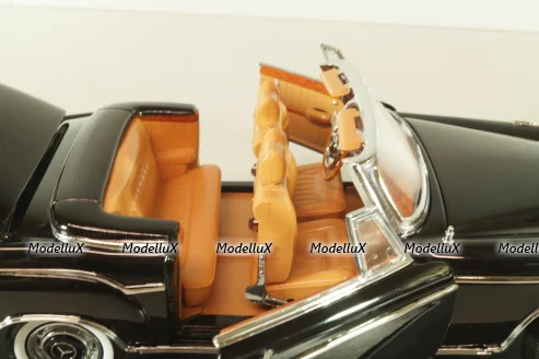 Mercedes-Benz 220 SE Cabriolet 1958, black, 3553, Sun Star 1:18