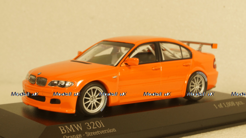BMW 320i (E46) Street Version 2005, orange, 400052400, Minichamps 1:43