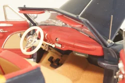 Ford Convertible 1949, dark blue, Franklin Mint 1:24