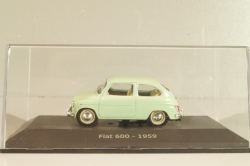 Fiat 600 1957, light green, Altaya 1:43