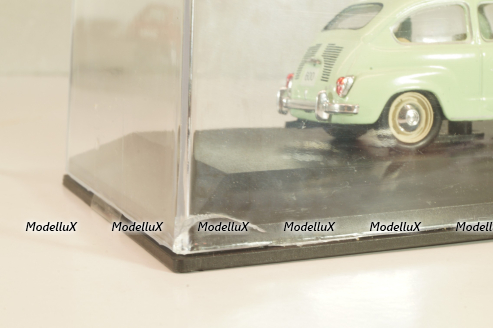 Fiat 600 1957, light green, Altaya 1:43