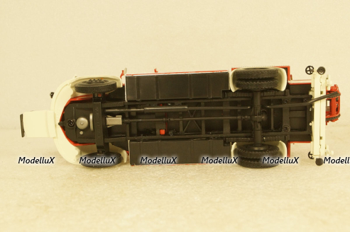 Mercedes L3500  DL17 Feuerwehr Bensheim 1950 red/white, 439350081, Minichamps 1:43