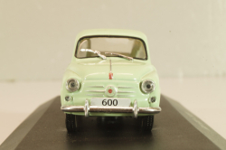 Fiat 600 1957, light green, Altaya 1:43