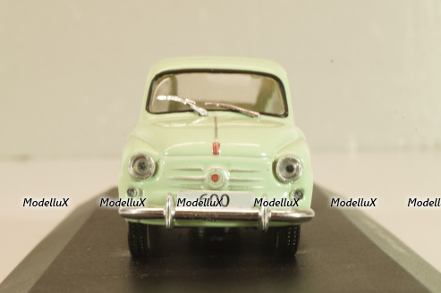 Fiat 600 1957, light green, Altaya 1:43