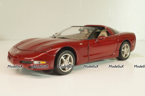 Chevrolet Corvette Coupe (C4) 50th Anniversary 1996, red, B11C471, Franklin Mint 1:24
