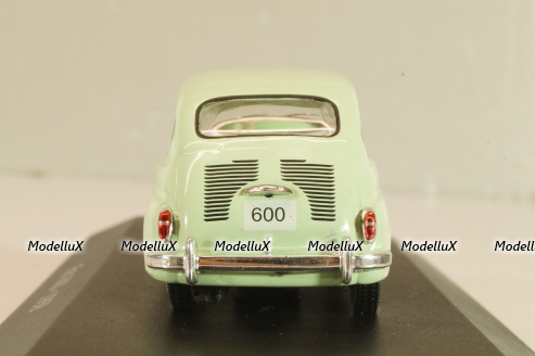 Fiat 600 1957, light green, Altaya 1:43