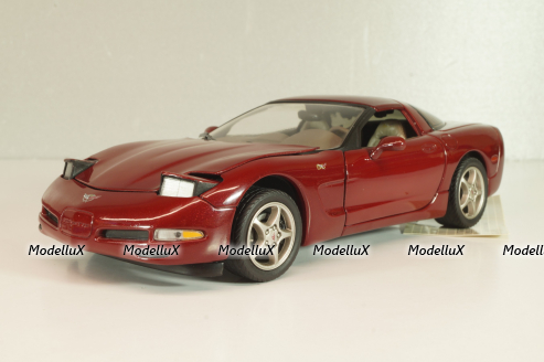 Chevrolet Corvette Coupe (C4) 50th Anniversary 1996, red, B11C471, Franklin Mint 1:24