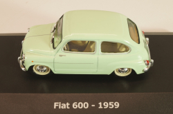 Fiat 600 1957, light green, Altaya 1:43
