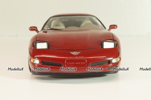 Chevrolet Corvette Coupe (C4) 50th Anniversary 1996, red, B11C471, Franklin Mint 1:24
