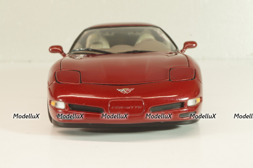 Chevrolet Corvette Coupe (C4) 50th Anniversary 1996, red, B11C471, Franklin Mint 1:24