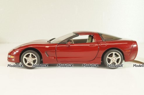 Chevrolet Corvette Coupe (C4) 50th Anniversary 1996, red, B11C471, Franklin Mint 1:24