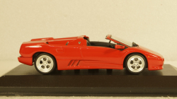 Lamborghini Diablo Roadster 1994 Red, 400103580, Minichamps 1:43