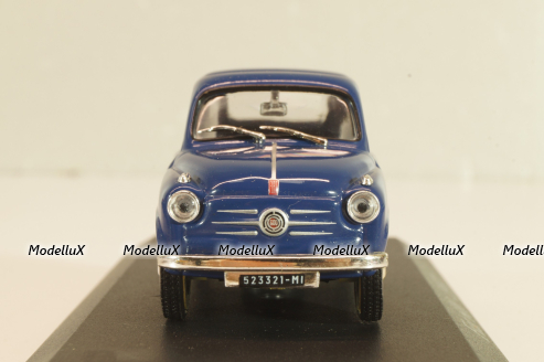 Fiat 600 1957, blue, Altaya 1:43 Уценка!