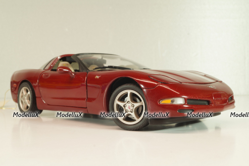 Chevrolet Corvette Coupe (C4) 50th Anniversary 1996, red, B11C471, Franklin Mint 1:24