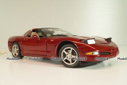 Chevrolet Corvette Coupe (C4) 50th Anniversary 1996, red, B11C471, Franklin Mint 1:24