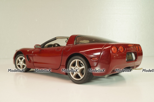 Chevrolet Corvette Coupe (C4) 50th Anniversary 1996, red, B11C471, Franklin Mint 1:24