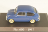Fiat 600 1957, blue, Altaya 1:43 Уценка!