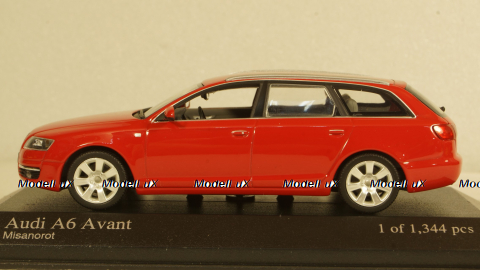 Audi A6 C6 Avant 2004 red 1344 pcs, Minichamps 1:43