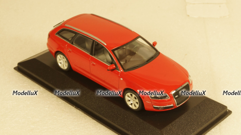 Audi A6 C6 Avant 2004 red 1344 pcs, Minichamps 1:43