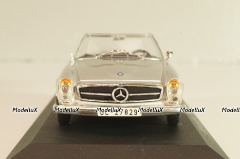 Mercedes-Benz 230 SL 1963, silver, Altaya 1:43