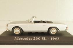 Mercedes-Benz 230 SL 1963, silver, Altaya 1:43