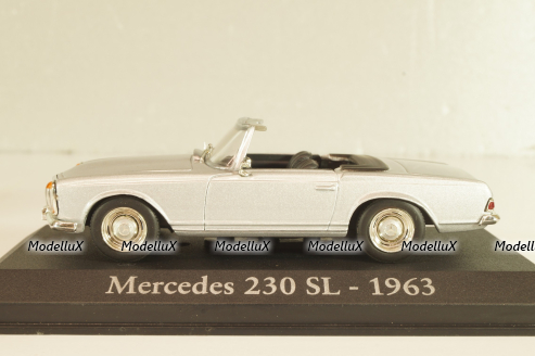Mercedes-Benz 230 SL 1963, silver, Altaya 1:43